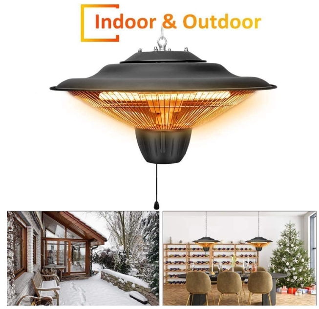Tip over protection heater