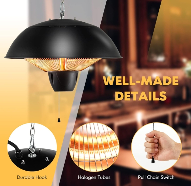 Electric radiant floor heater