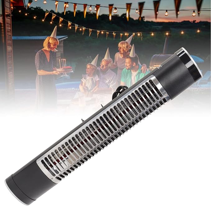 Distance between patio heater and ceiling