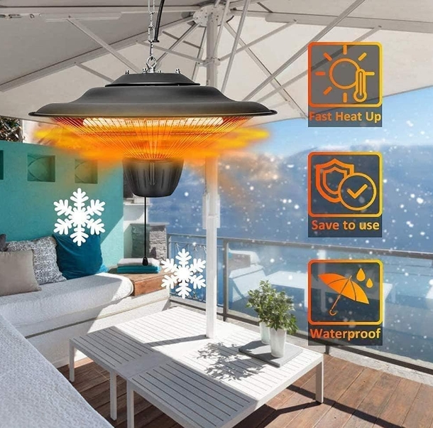 Modern infrared bathroom heater